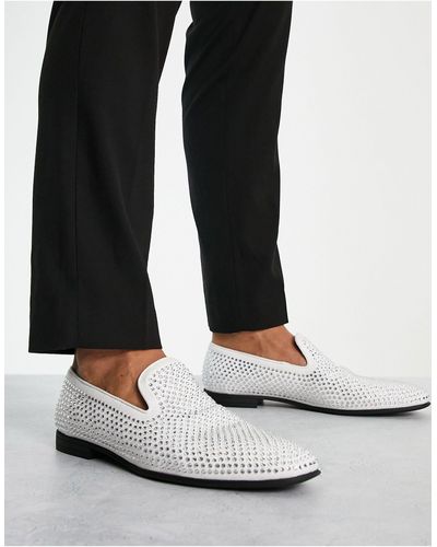 ASOS Mocasines s con strass - Negro