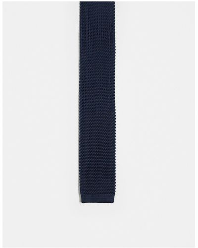 French Connection – gestrickte krawatte - Blau