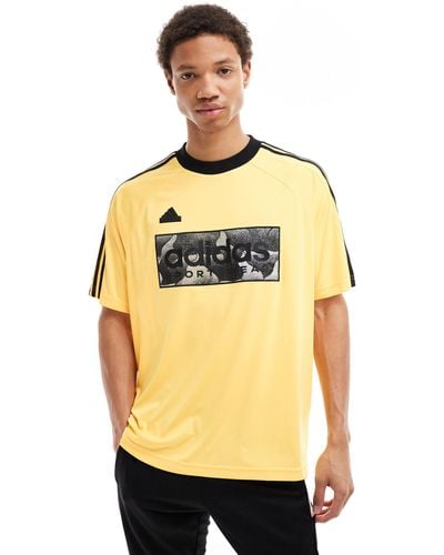 adidas Originals Adidas Football Tiro Retro T-shirt - Yellow