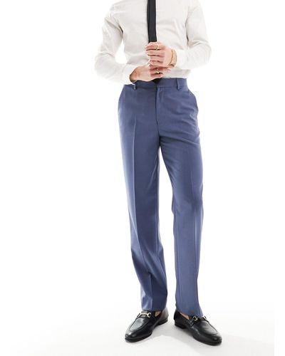 ASOS Straight Suit Trouser - Blue