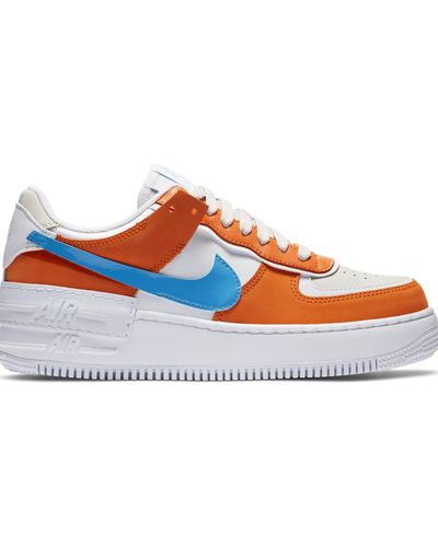 Nike Air - force 1 shadow - sneakers color ruggine e blu - Arancione