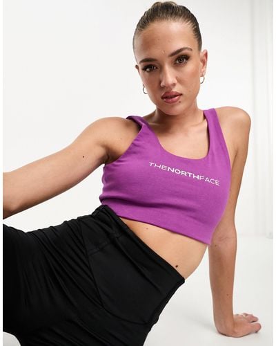 The North Face Logo Bralet - Pink