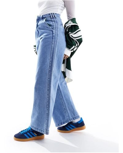 adidas Originals X Ksenia Schnaider Three Stripe Jeans - Blue
