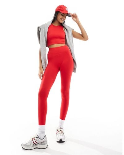 Stradivarius Sport Seamless legging - Red