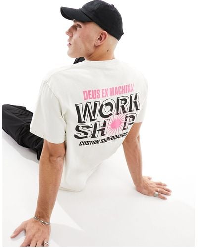 Deus Ex Machina Surf Shop T-shirt - White