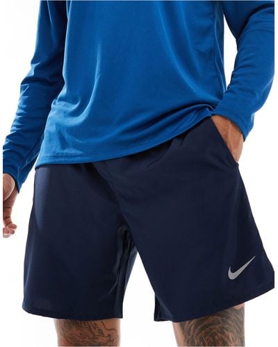 Nike Dri-fit Challenger 7 Inch Shorts - Blue