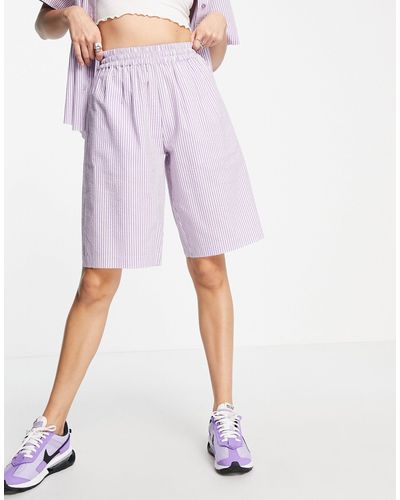 Collusion Longline Shorts - Purple