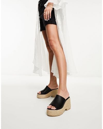New Look Wedged Espadrille Mule - White
