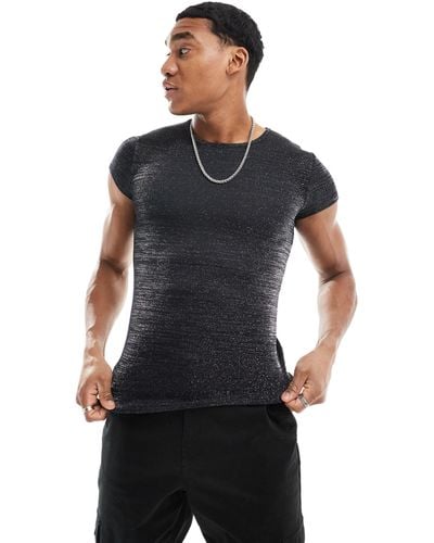 ASOS Muscle Fit T-shirt - Black