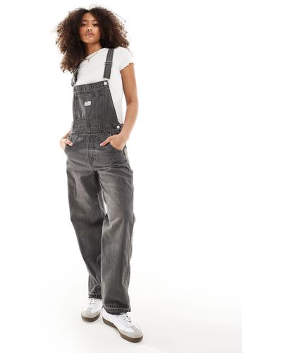 Levi's Vintage Overall Denim Dungarees - Grey