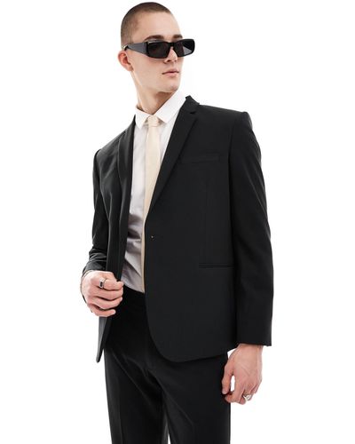 ASOS Slim Suit Jacket - Black