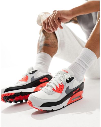 Nike Air max 90 gore-tex - baskets - infrarouge et - Gris