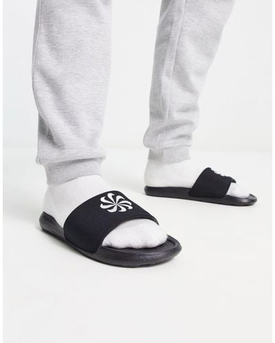 Nike Victori One - Slippers Met Logo - Wit