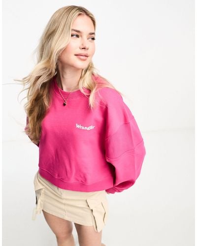 Wrangler Oversized Sweatshirt - Pink