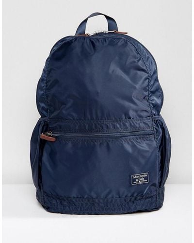 Abercrombie & Fitch Backpack In Navy - Blue