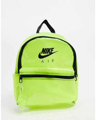 Nike Air - Kleine Doorschijnende Rugzak - Geel