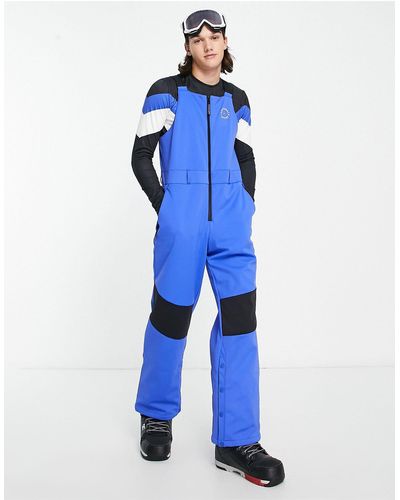 South Beach Ski - pantaloni da sci con pettorina - Blu