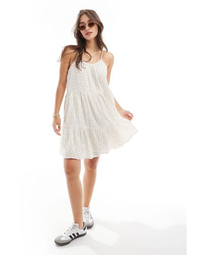 Y.A.S Cami Smock Mini Dress - White