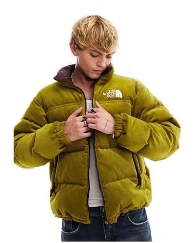 The North Face '92 Nuptse Reversible Cord Down Puffer Jacket - Metallic