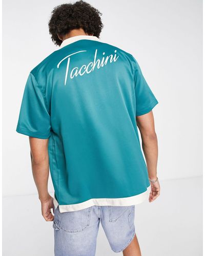 Sergio Tacchini Revere Collar Shirt - Blue