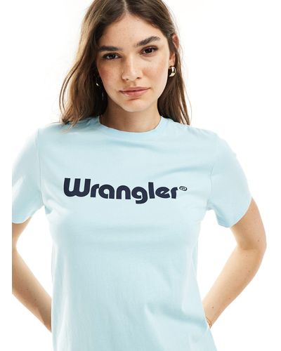 Wrangler Front Logo T-shirt - Blue