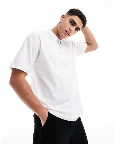 New Look Polo oversize - Blanc