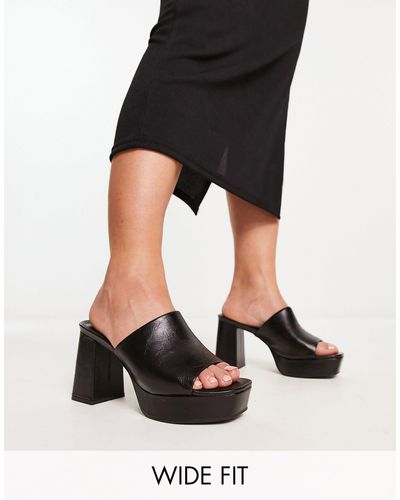 ASOS Mules negras - Negro