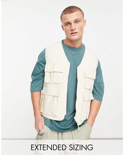ASOS Utility Vest With Pockets - Multicolor