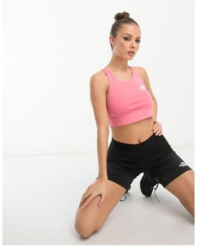 The North Face Training Flex Mid Support Sports Bra - Pink