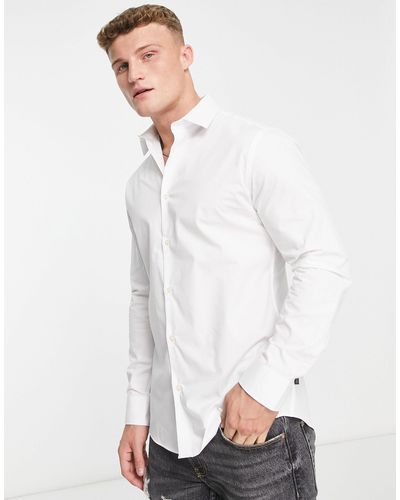 French Connection Camicia a maniche lunghe elegante bianca - Bianco