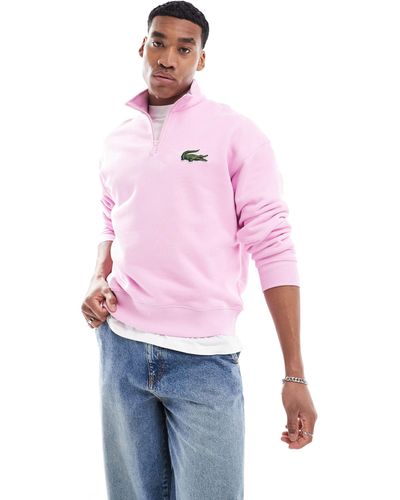 Lacoste – mittelschweres t-shirt - Pink