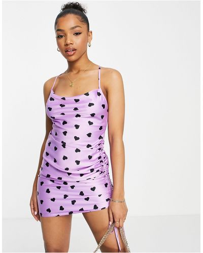 Miss selfridge purple clearance dress