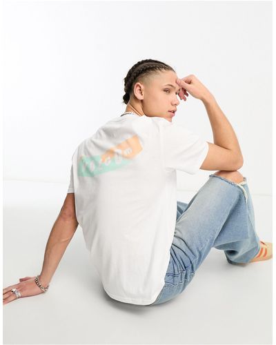 Volcom Aquapistol - t-shirt avec imprimé au dos - Blanc