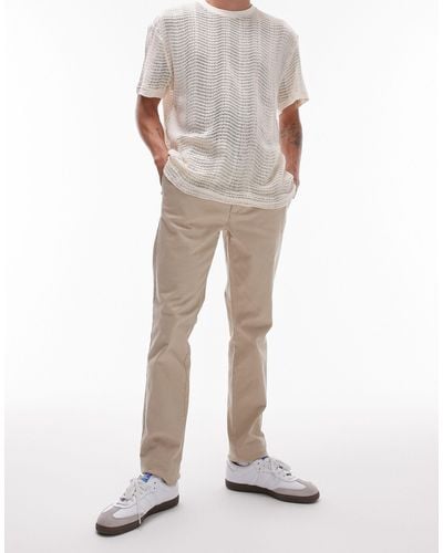 TOPMAN Skinny Chino Pants - White
