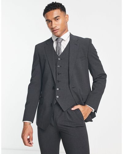 Noak 'camden' Skinny Premium Fabric Suit Jacket - Blue