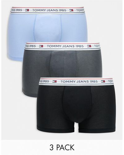 Tommy Hilfiger Tommy jeans - 2.0 essentials - confezione da 3 boxer aderenti - Bianco