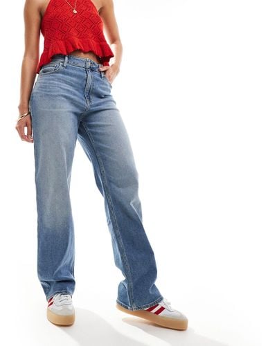 Hollister Ultra High Rise Dad Jeans - Blue