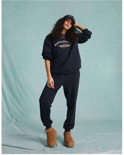 Miss Selfridge Joggers oversize - Blu