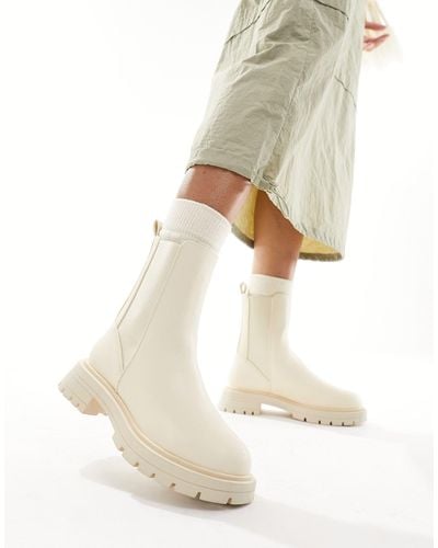 ASOS Alfie Chunky Chelsea Boots - Natural