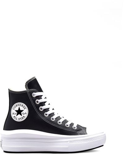 Converse – chuck taylor all star move – sneaker mit plateausohle - Weiß
