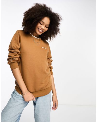 Columbia Marble Canyon Crew Neck Sweat - Brown