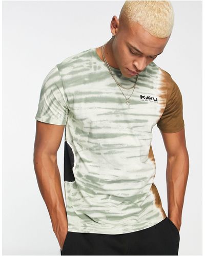 Kavu Klear Above - T-shirt Met Print Op - Groen