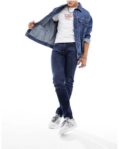 G-Star RAW – eng geschnittene jeans - Blau