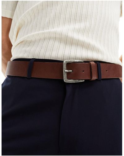 Only & Sons Leather Belt - Blue