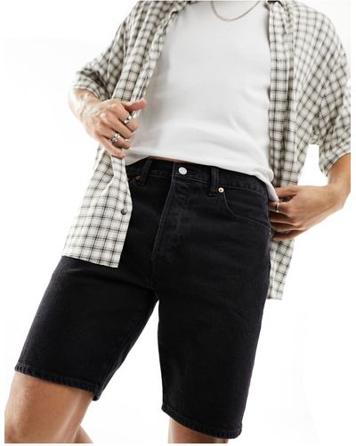 Levi's – 501 original – jeans-shorts - Weiß
