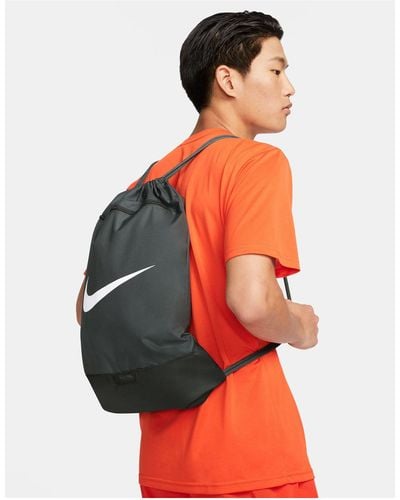 Nike Brasilia 9.5 Drawstring Bag - Red