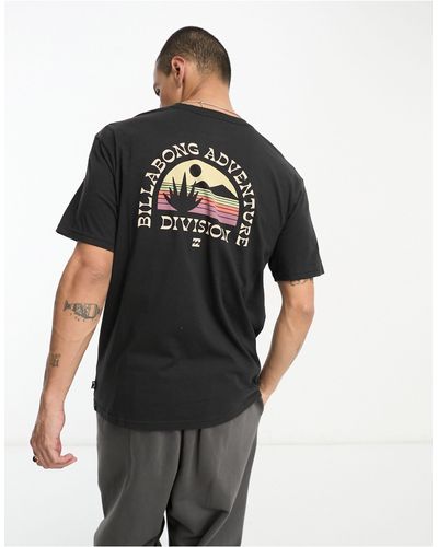 Billabong T-shirt avec motif lever - Noir