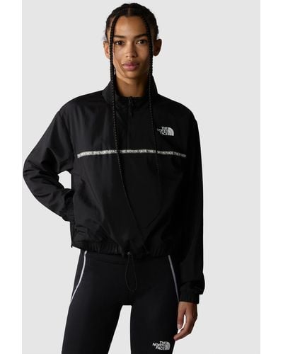 The North Face Zumu Track Jacket With Logo Detail - Black