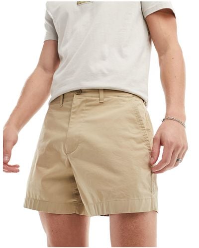 Abercrombie & Fitch – chino-shorts - Natur
