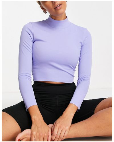 nike air long sleeve super crop top